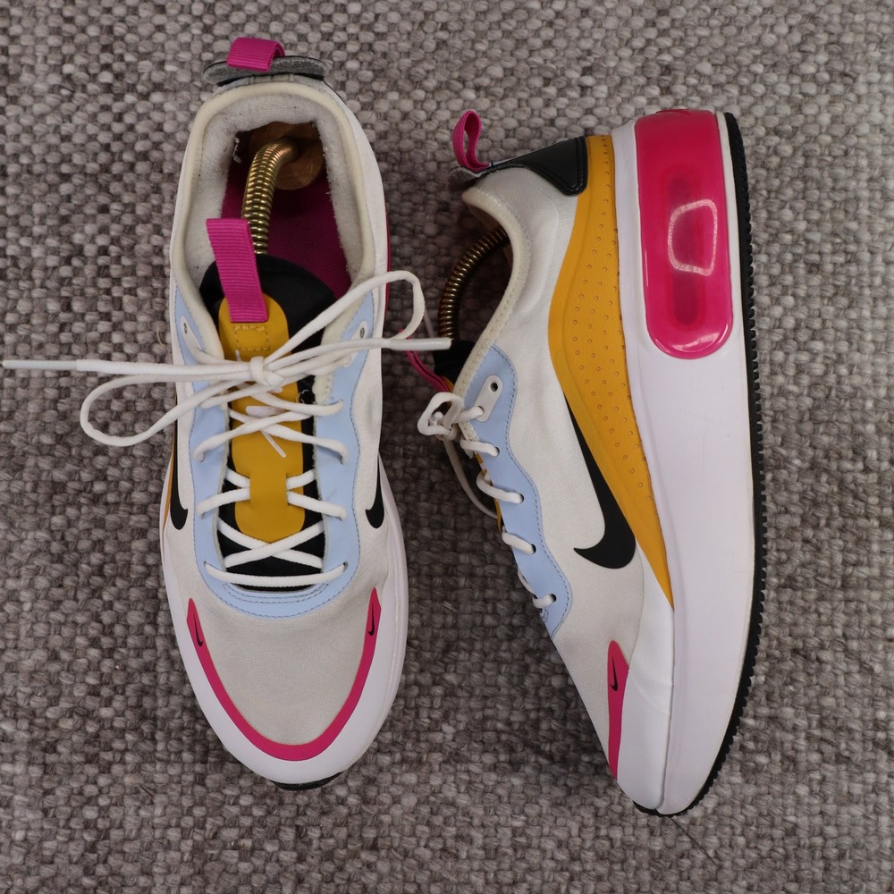 Nike Air Max Dia Summit White Black Laser Fuchsia Sneakers CJ0636-100 Mens 8.5